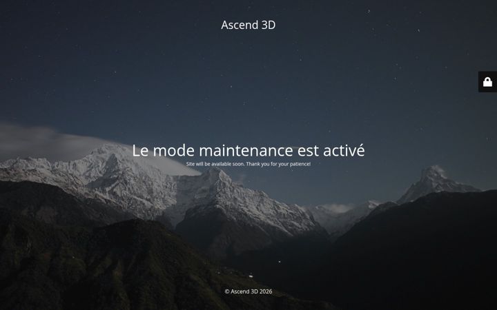 Zrzut ekranu ascend-3d.fr