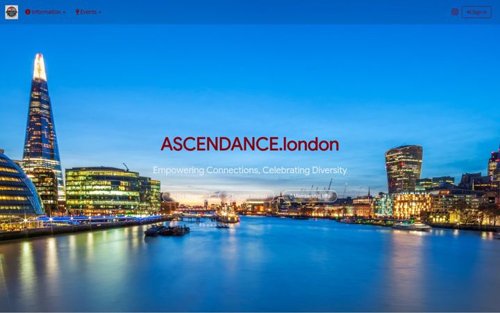 Screenshot of ascendance.london
