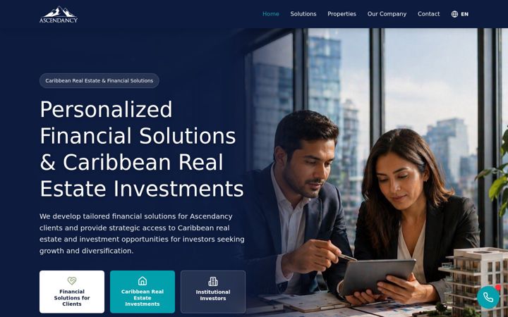 Screenshot of ascendancyfund.com