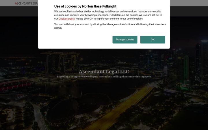 Screenshot of ascendantlegal.com