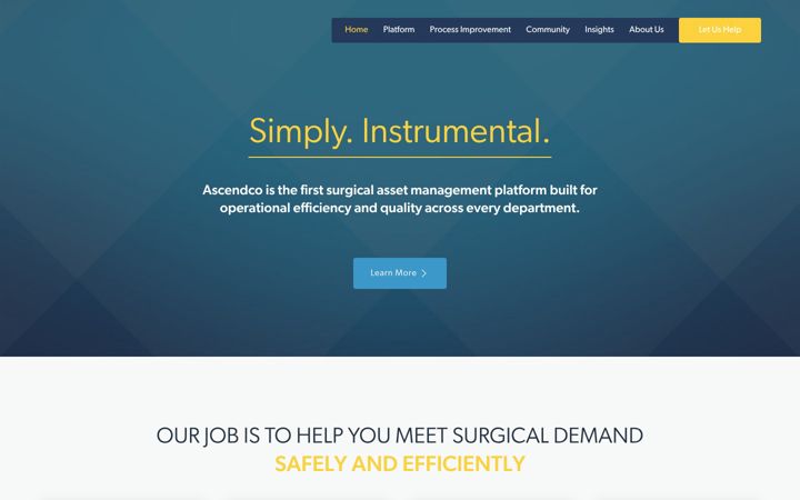 Screenshot of ascendcohealth.com