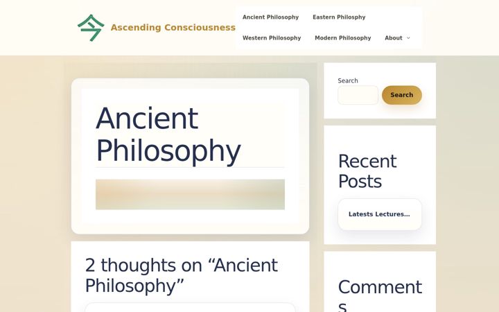 Snímek obrazovky ascendingconsciousness.ca