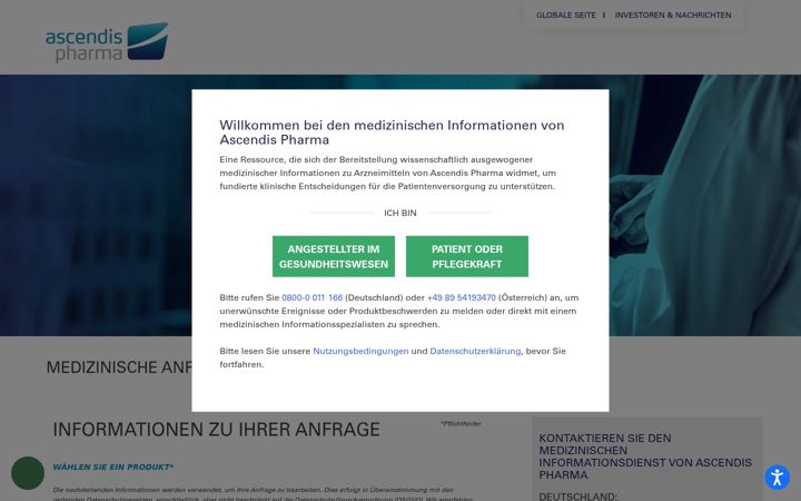 Screenshot of ascendispharmamedinfo.de