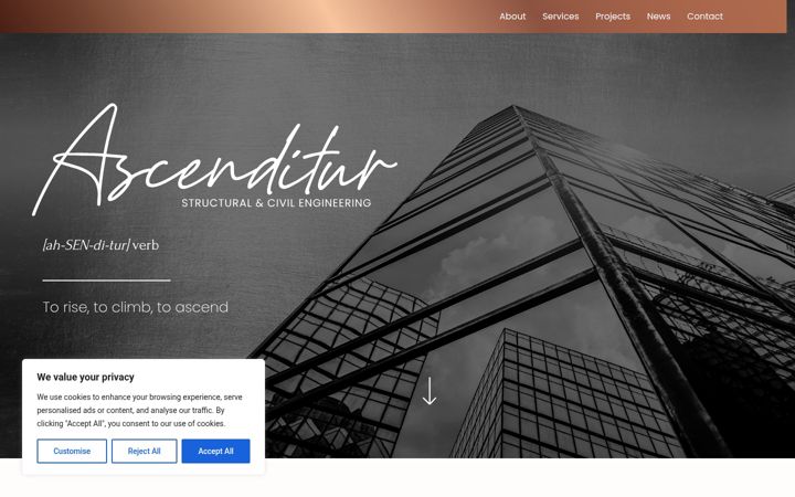 Screenshot of ascenditur.co