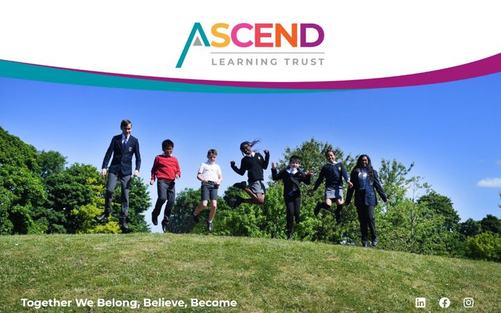 Kuvakaappaus sivustosta ascendlearningtrust.org.uk