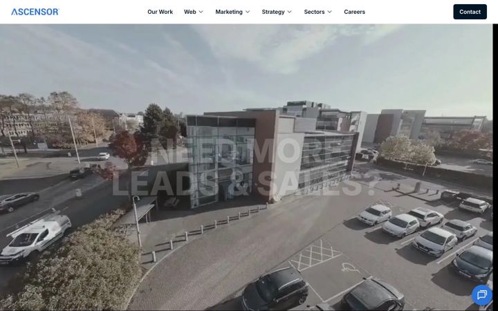 Screenshot of ascensor.co.uk