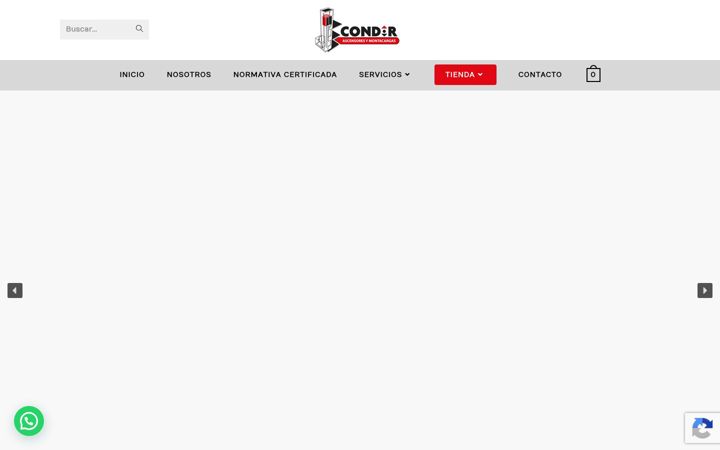 Екранна снимка на ascensorescondor.cl
