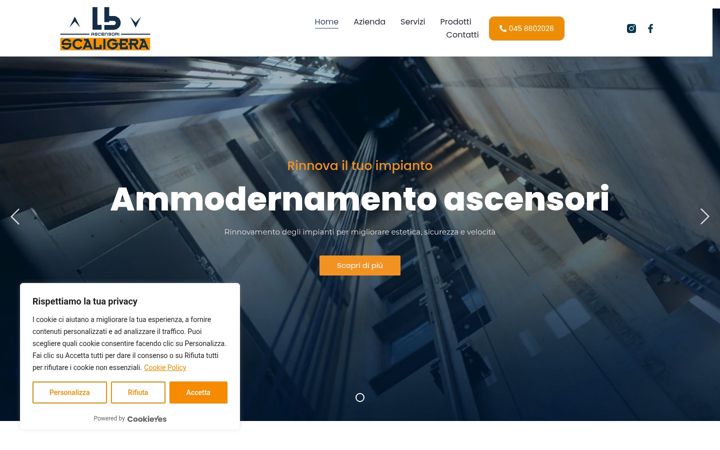 Screenshot of ascensorilb.it