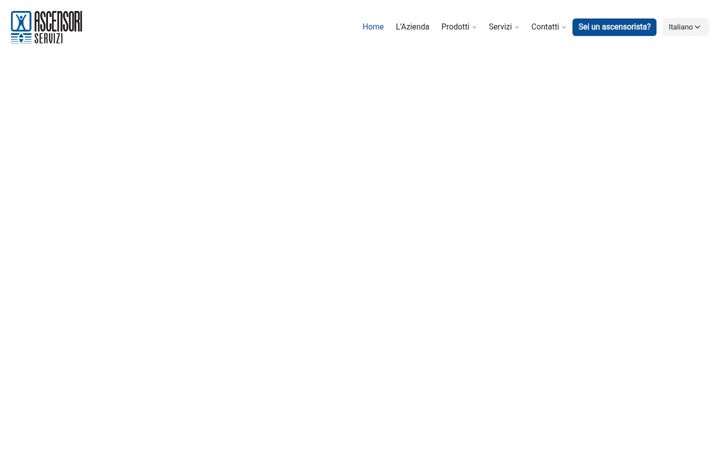 Screenshot of ascensoriservizi.it