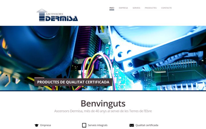 Screenshot of ascensorsdermisa.com