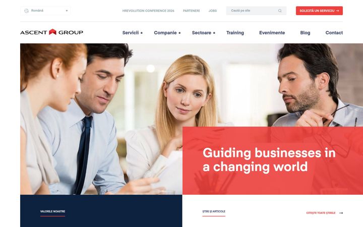 Screenshot of ascentgroup.eu