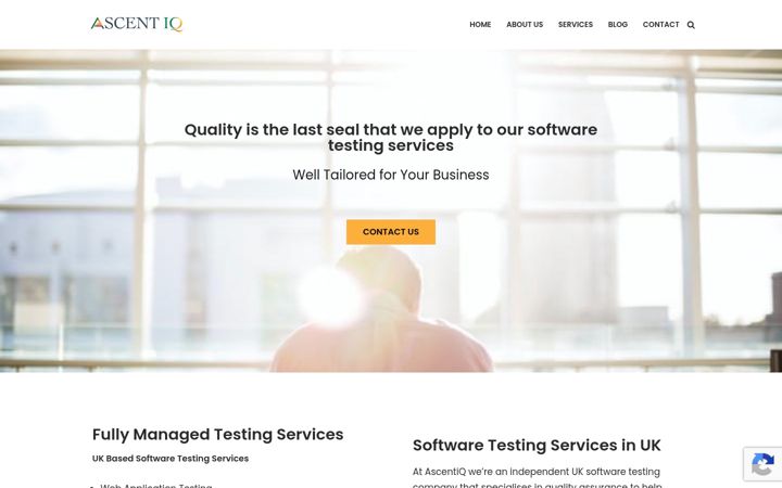 Screenshot of ascentiqsolutions.co.uk