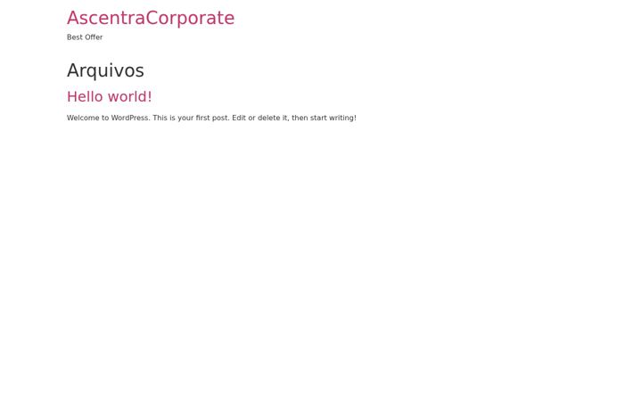 Screenshot of ascentracorporate.com