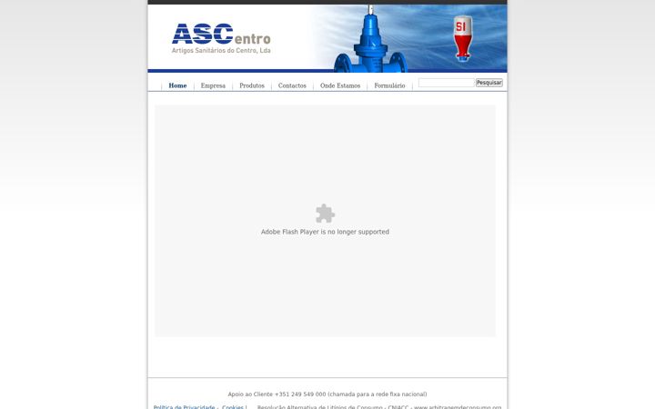 Screenshot of ascentro.pt