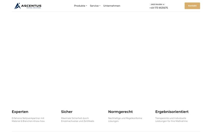 Screenshot of ascentus.de