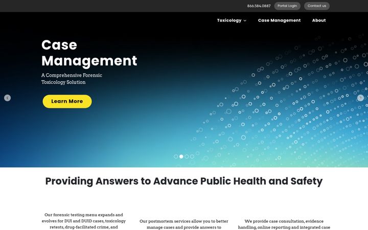 Screenshot of ascertaintox.com