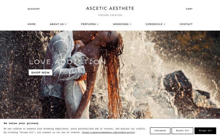 Screenshot of asceticaesthete.com