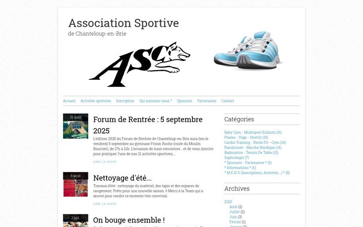 Posnetek zaslona aschanteloup77.fr