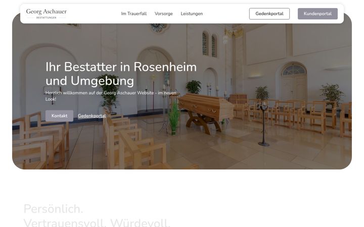 Screenshot of aschauer-bestattungen.de