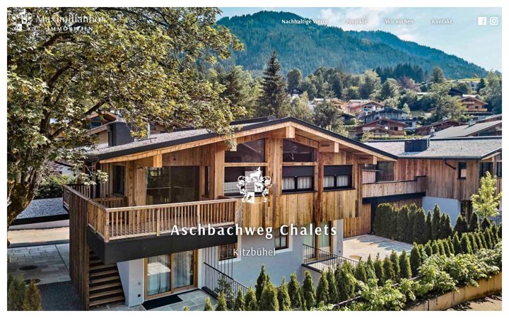 Screenshot of aschbachweg-chalets-kitzbuehel.at
