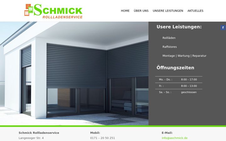 Screenshot of aschmick.de