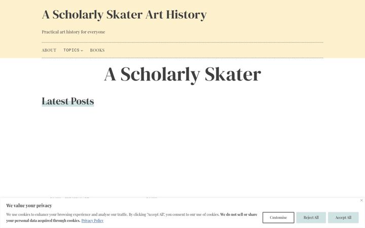 Screenshot of ascholarlyskater.com