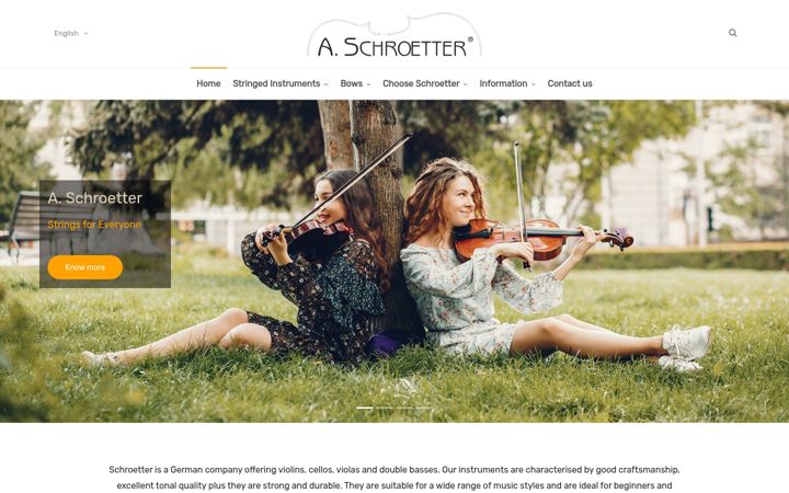Screenshot of aschroetter.com