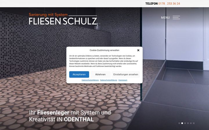 Screenshot of aschulz-fliesen.de