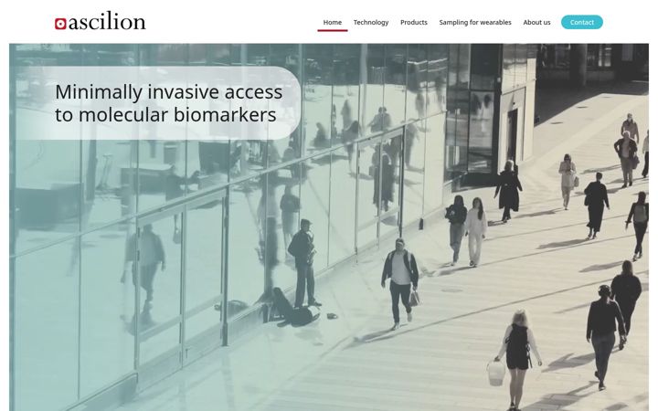 Screenshot of ascilion.com