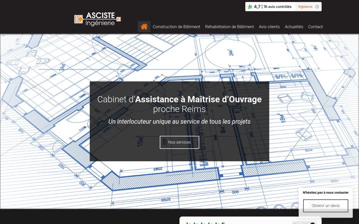 Screenshot of asciste.com