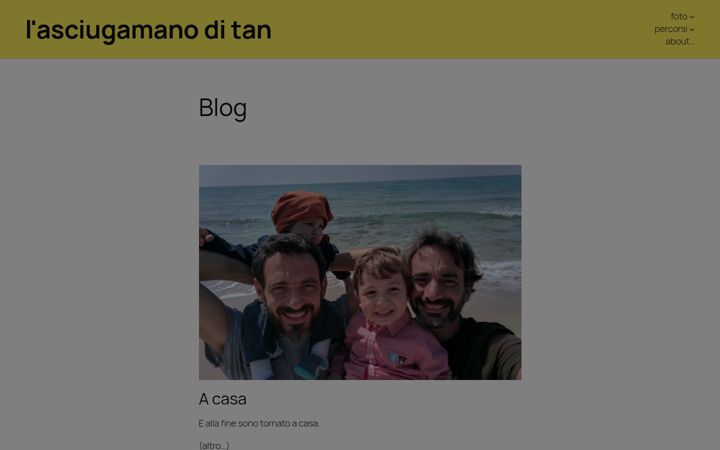 Screenshot of asciugamano.org