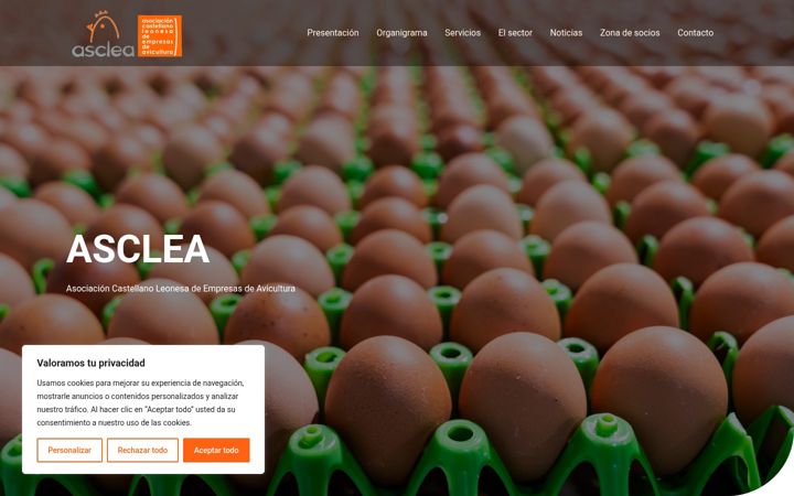 Screenshot of asclea.com