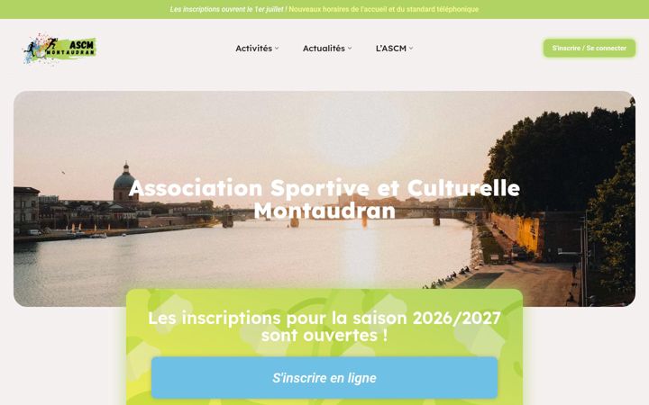 Screenshot di ascm-montaudran.com