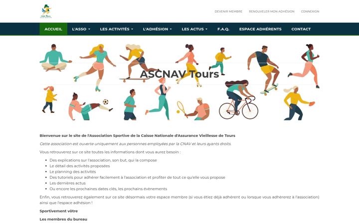 Screenshot of ascnav.fr