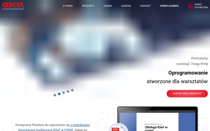 Screenshot of asco.com.pl