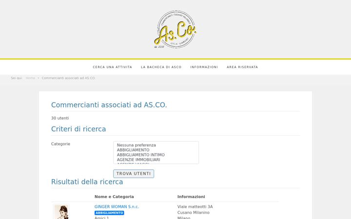 Screenshot of ascocusanomilanino.it