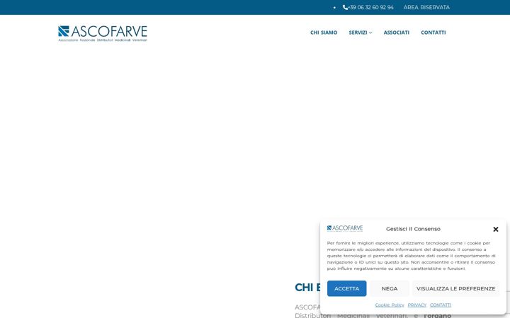 Snimka zaslona za ascofarve.com