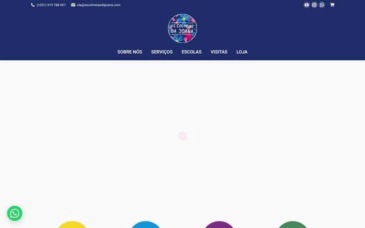 Screenshot of ascolmeiasdajoana.com