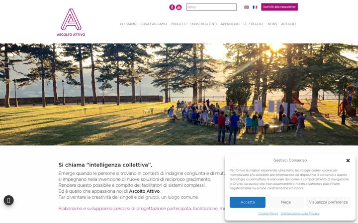 Screenshot of ascoltoattivo.net