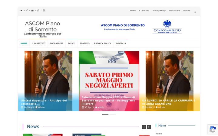 Snimka zaslona za ascompiano.com