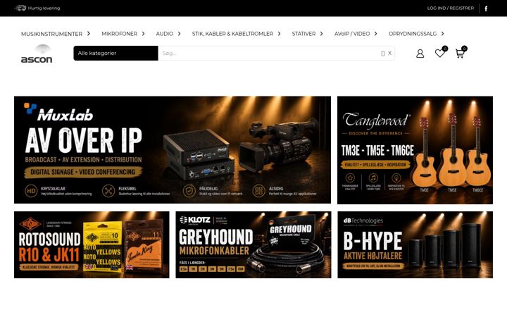Screenshot of ascon.dk