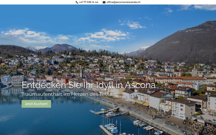 Posnetek zaslona asconavistaverde.ch