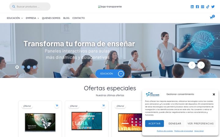 Screenshot of asconectatek.com