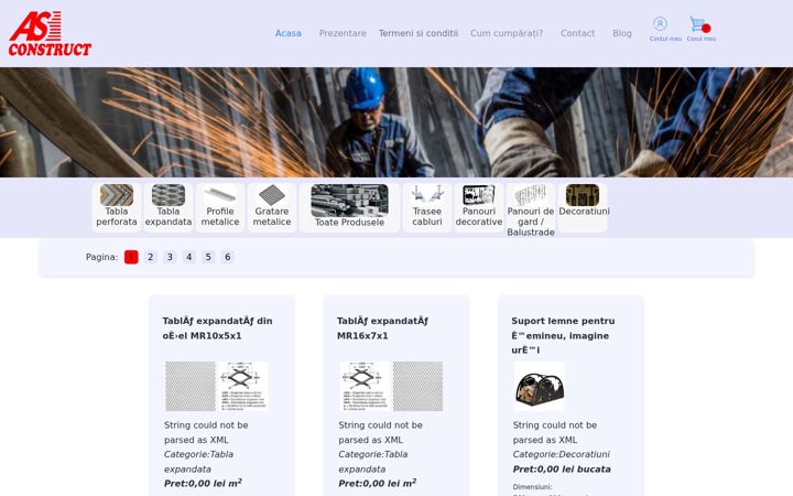 Screenshot of asconstruct.ro