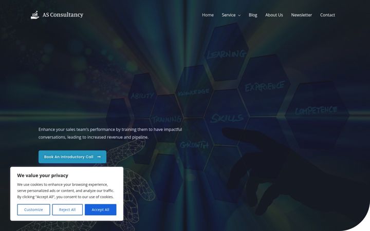 Screenshot of asconsultancy.ca