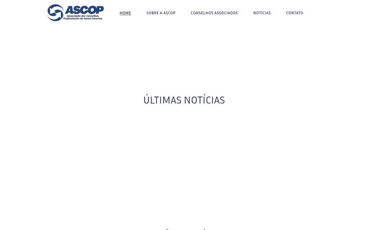 Screenshot of ascop.org.br