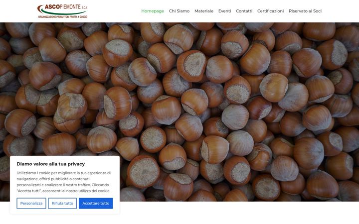 Screenshot of ascopiemonte.it