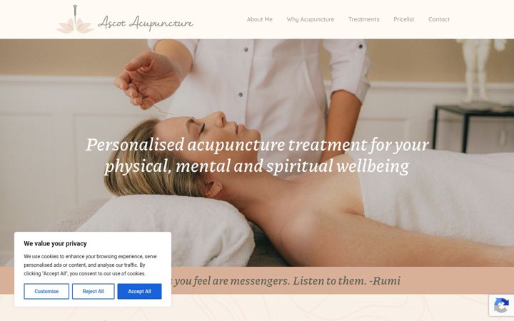 Screenshot of ascot-acupuncture.co.uk