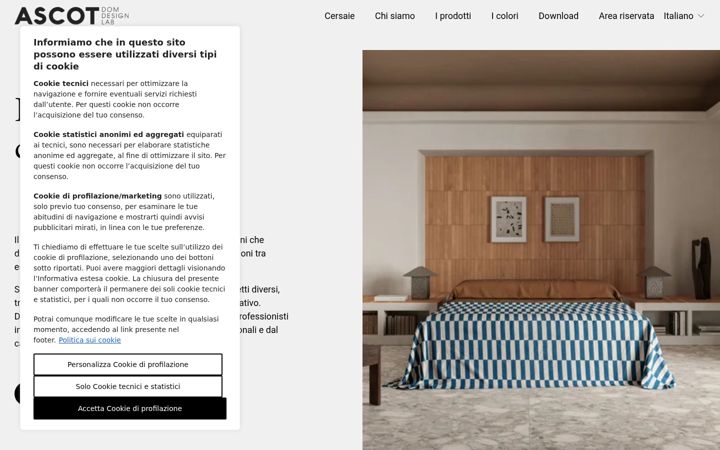 Screenshot of ascotcer.it