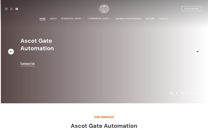 Screenshot of ascotgateautomation.co.uk